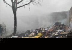 آتش سوزی گسترده در جمکران +عکس