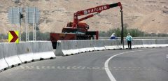 اجرای عملیات ایمن سازی ورودی بزرگراه قم – سلفچگان
