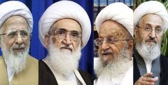 اینفوگرافیک | نظر تعدادی از مراجع عظام تقلید در خصوص مذاکره با دشمن