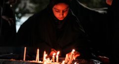 آیین شام غریبان حسینی در قم برگزار شد