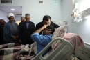 عیادت استاندار قم از مجروحان اغتشاشات اخیر