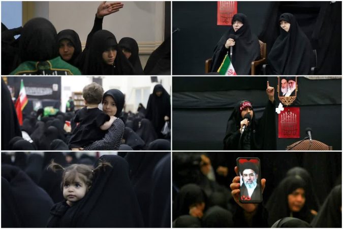 تجمع بانوان جان‌فدای قمی در دفتر رهبر انقلاب