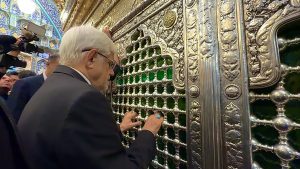 معاون اول رئیس‌جمهور به زیارت حضرت معصومه(س) مشرف شد